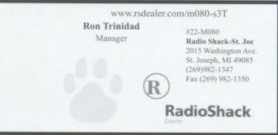 Radio Shack - St Joseph Store